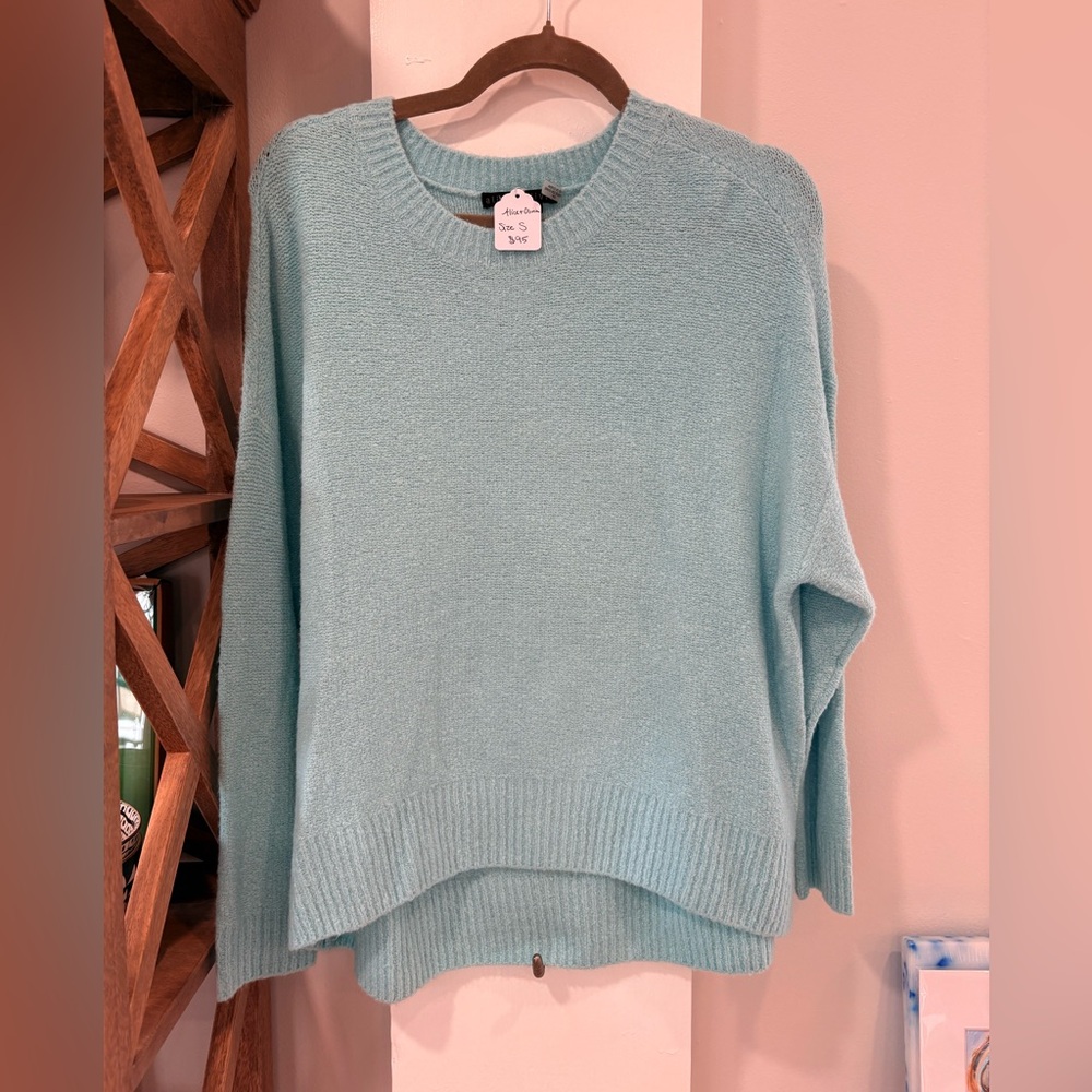 Alice + Olivia Light Blue Crewneck Sweater